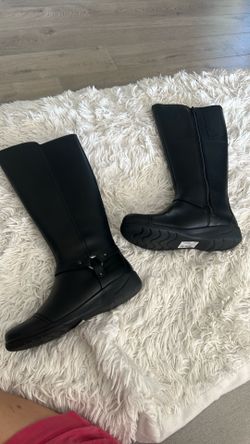 Clark women high boots shoes 6.5 black