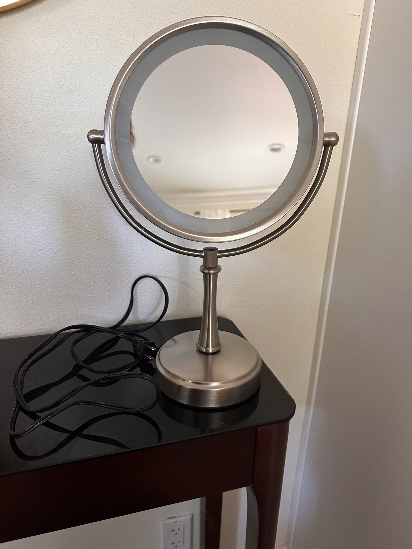 Ring Light Mirror Conair Round Double Sided Lighted Makeup Mirror