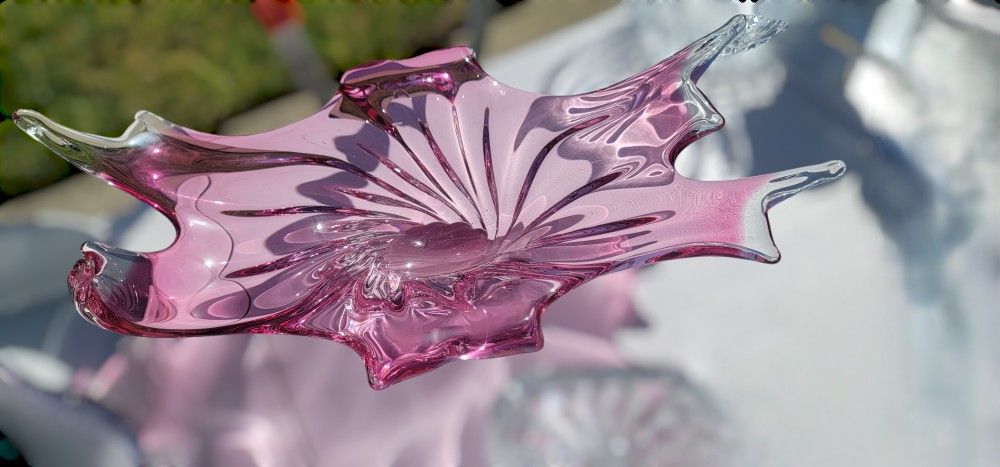 Glass Pink Color Antique 