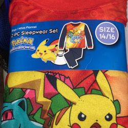 14/16     2 Piece Pajamas 