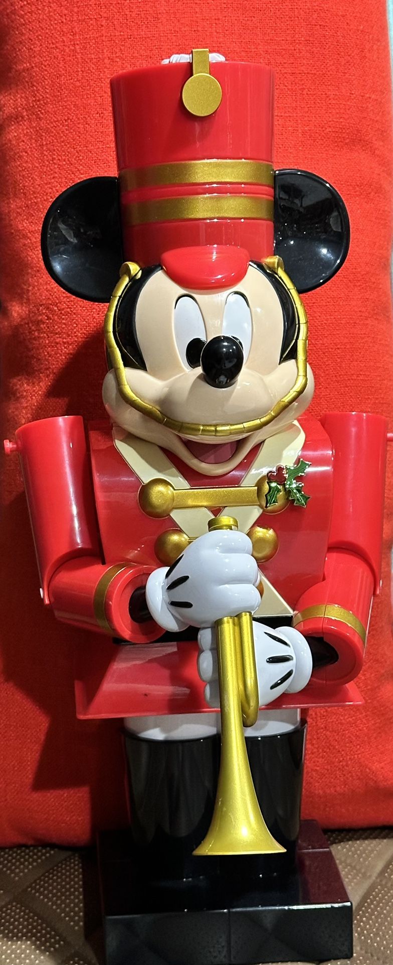 Disney Parks Mickey Mouse Toy Soldier Popcorn Bucket Christmas