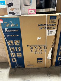 Midea 24” Built in Dishwasher Model: MDT24P5AST