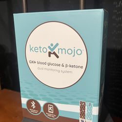 KETO-MOJO GK+ Bluetooth Glucose & Ketone Testing Kit + Free APP