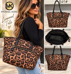 Michael Kors Leopard Print Tote Bag