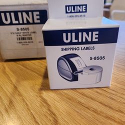 Uline Shipping Labels S-8505 1 Roll 300 Labels 2 5/16 X 4"