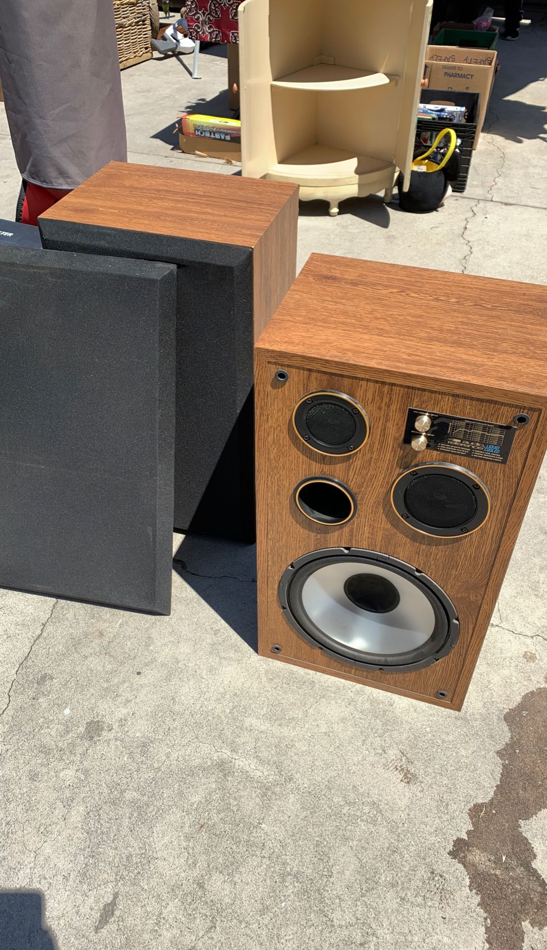 Vintage 80”s Style Stereo Speakers