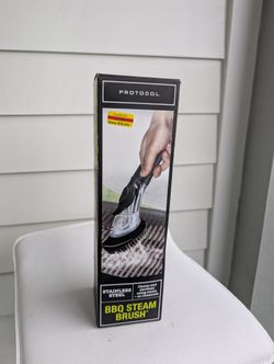 Protocol BBQ Steam Brush - Stainless Steel Bristles (New in Box)