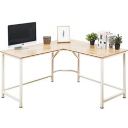 Large desk L Shaped with Office Chair