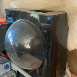 Fish Tank Bubble Approximately 35 Gals Plus Stand