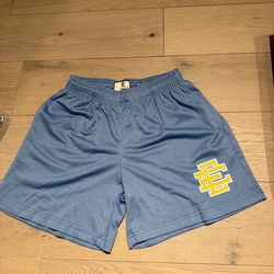Blue and yellow Eric Emanuel shorts size medium
