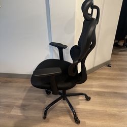 Ergonomic Office Chair – Adjustable Headrest & Lumbar Support