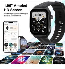 1.95" AMOLED Ultra Clear Display With Chat GPT AI Voice Assistant