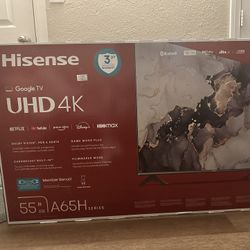 New Hisense 55” TV