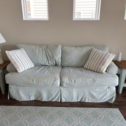 Light blue sofa