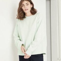 Womens All Day Fleece Sweatshirt - A New Day Aqua XXL