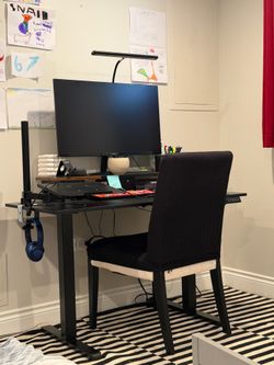Standing Desk Adjustable Black
