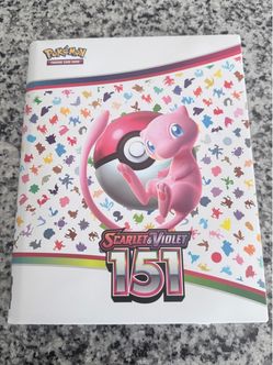 Pokemon 151 complete base set & Binder