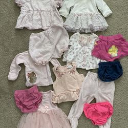 Yes Baby girl toddler bundle girl clothes size 3-6 month 12 pieces $25