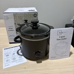Mainstays 2-Quart Manual Slow Cooker - Black