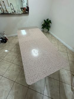 Granite Top Dining Table