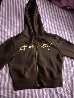Ed Hardy Cropped Zip Up 