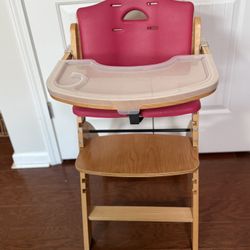 Kids High Chair With Tray 