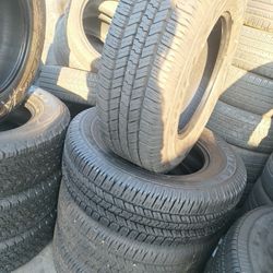 LT 265/70/18  $380 GOODYEAR SEMI NEW FOUR TIRES