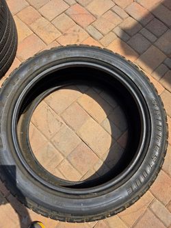2 Used 285/45R22 Tires – Bridgestone & Goodyear – $30 for Both