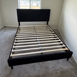 Queen Bed frame With Headboard 
