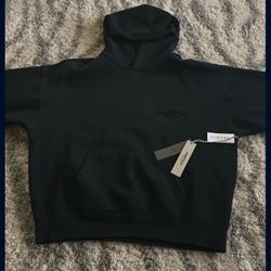 Xl Black Essential Fear Of God Hoodie 