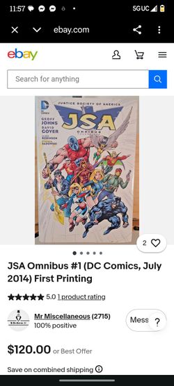 JSA Omnibus #1 (DC Comics, July 2014) First Printing