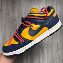 Off-White University Gold Nike Dunk Low
