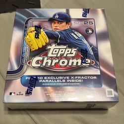Baseball Cards 2025 Topps Chrome MEGA Box