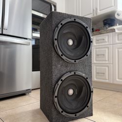 Kenwood 6x9 Speakers in Custom Car Audio Box 