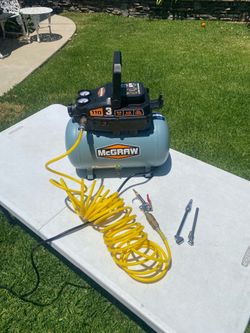 Like New McGraw 110 PSI  3 Gal. 1/3 HP Electric Air Compressor