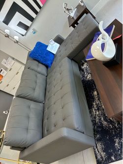New sectional grey, black or white