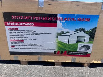 25x40 metal garage