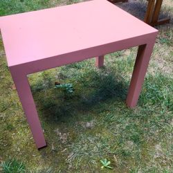 Free Pink Wooden Table 