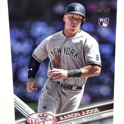 2017 Topps  #287 AARON JUDGE Rookie Running Variation