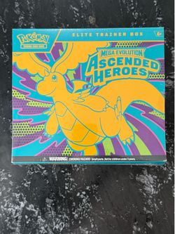 Pokemon Mega Evolution Ascended Heroes ETB - Sealed  $180