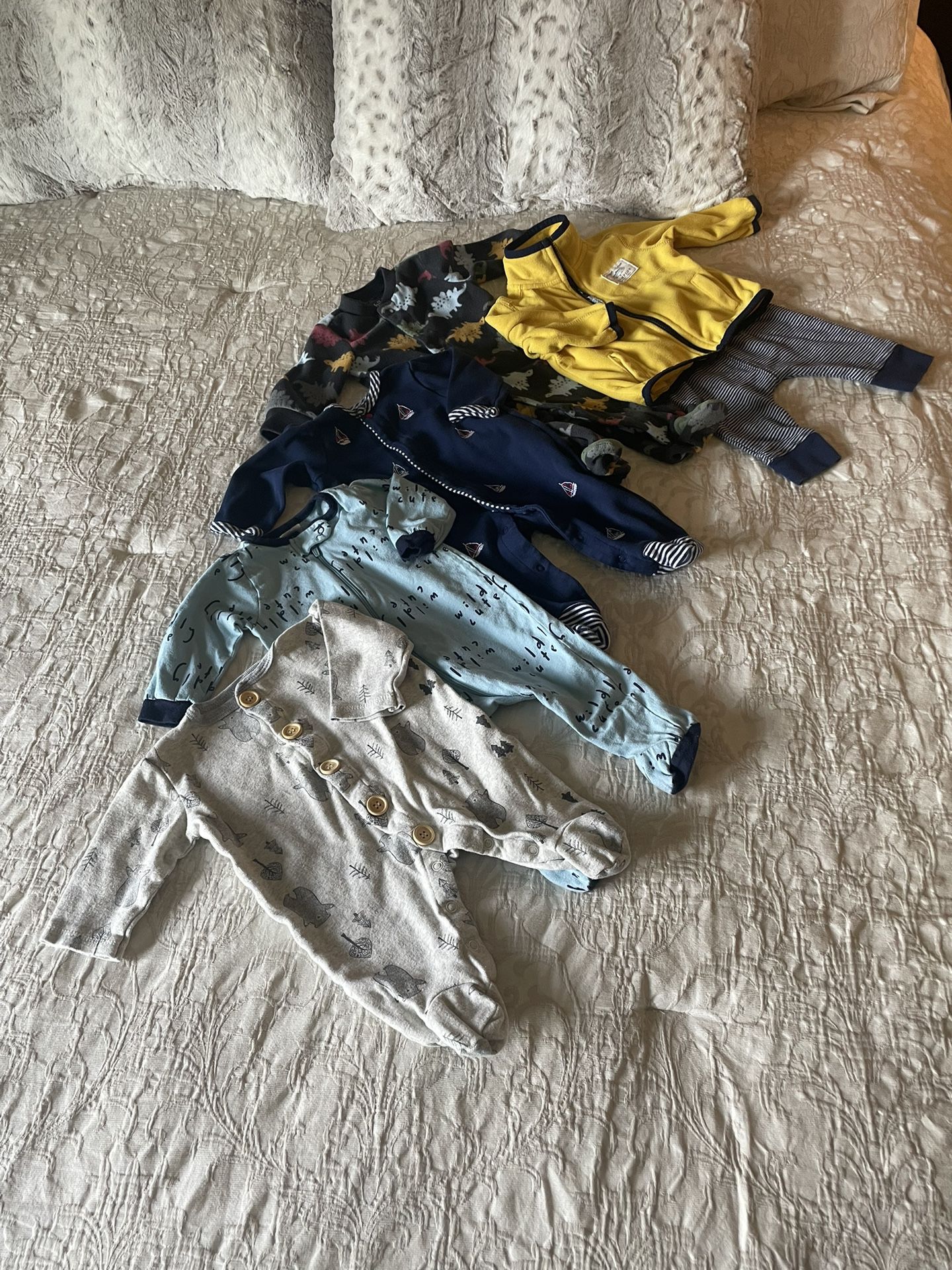 Grouping Of Size 3 Mo. Baby Clothes