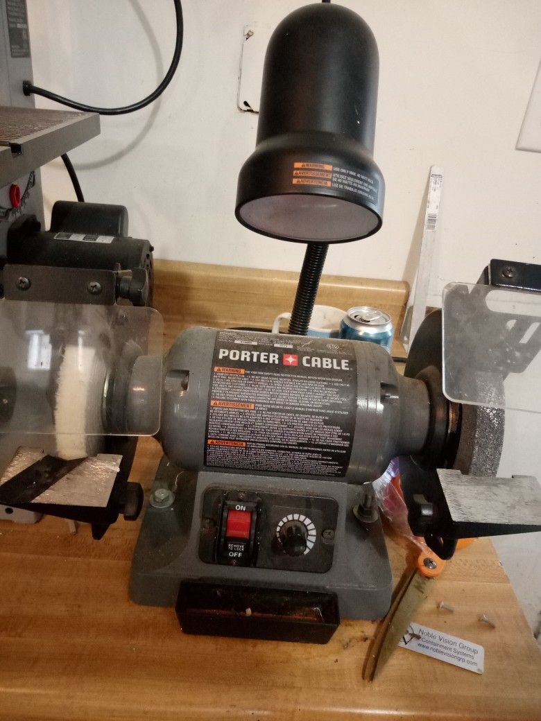 PorterCable Bench Grinder With Builtin Light for Sale in Lisle, IL