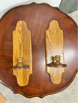 Antique Wall Candle Holders (set of two)