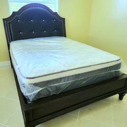 NEW QUEEN PILLOWTOP SET MATTRESS AND BOX SPRING-2PCS