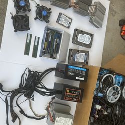 PC PARTS - Ryzen CPU, Motherboard, Power Supply (PSU), Memory (RAM), Storage