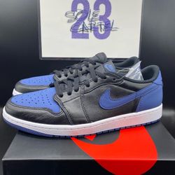 DS Jordan 1 Low Mystic Navy 