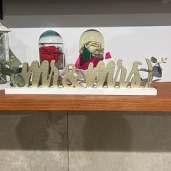 Mr And Mrs. Tabletop Piece. Gift To The Newly Weds 