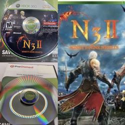 N3 II Ninety-Nine Nights 2 Microsoft Xbox 360 Konami disc only