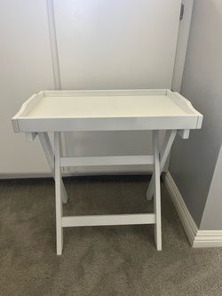 IKEA side table with removable tray
