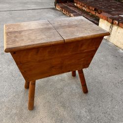 Antique Dough Box (side table W/ Storage) 